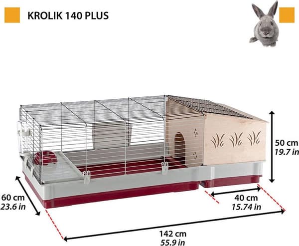 FERPLAST Krolik 140 Plus - Häkki