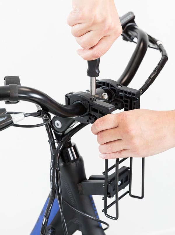 Trixie fram cykel husdjurshållare, grå, 41×26×26 cm