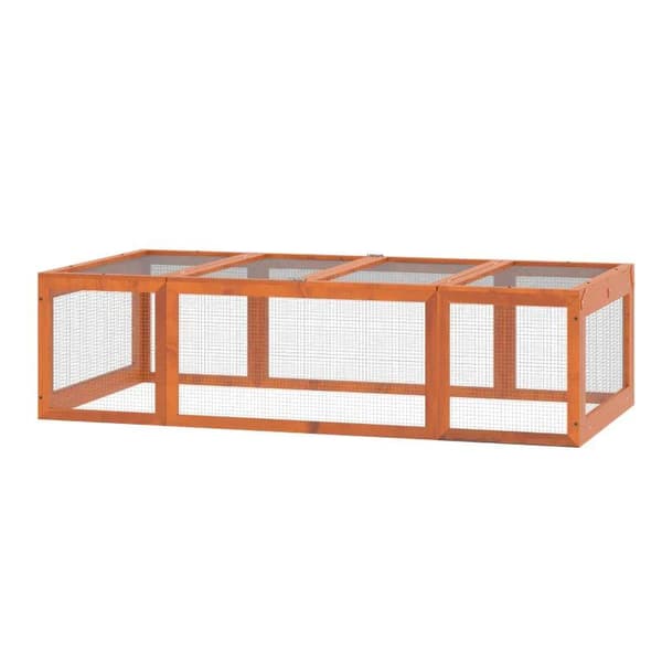 Rootz Animal Hutch - Small Animal Hutch - Small Animal Run - Kan åbnes - 180L x 90W x 48H cm