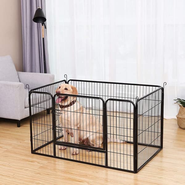 Rootz Puppy kravlegård - Hundehus - Puppy Run - Bænk - Hunde - 122 x 80 x 70 cm