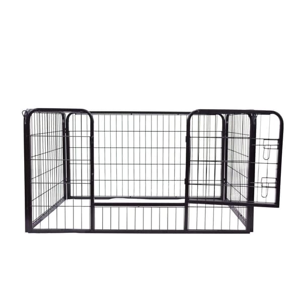 Rootz Outdoor Habitat for Bunnies / Kaniner / Hvalpe - Sort - Stål - cm x 31,5 cm x 27,6 cm