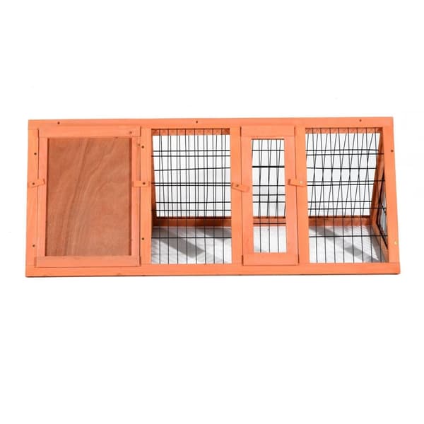 Rootz kaninhytte - Oranje - Fyrtræ - 46,46 cm x 19,69 cm x 17,72 cm