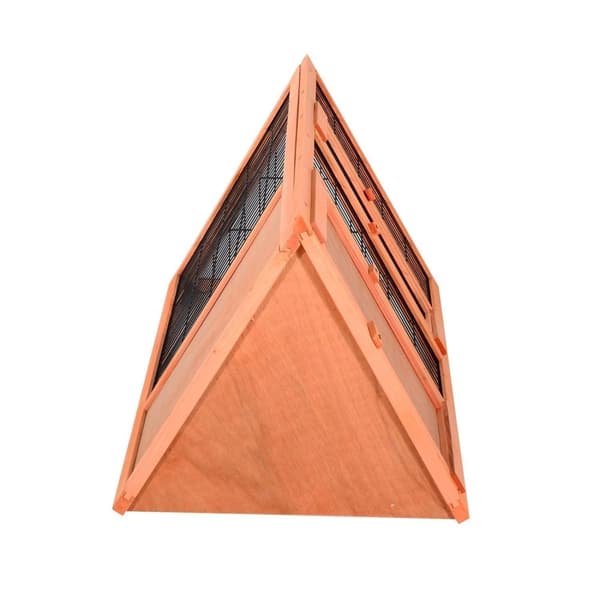 Rootz kaninhytte - Oranje - Fyrtræ - 46,46 cm x 19,69 cm x 17,72 cm