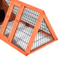 Miniatyrbillede 6 af 8: Rootz kaninhytte - Oranje - Fyrtræ - 46,46 cm x 19,69 cm x 17,72 cm