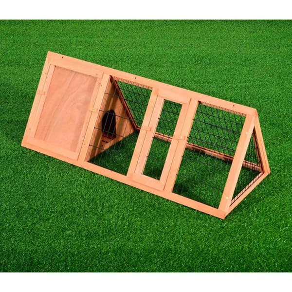 Rootz kaninhytte - Oranje - Fyrtræ - 46,46 cm x 19,69 cm x 17,72 cm