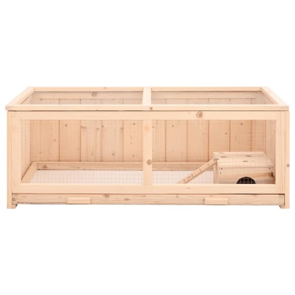 vidaXL hamsterbur 104x52x38 cm massivt fyrretræ