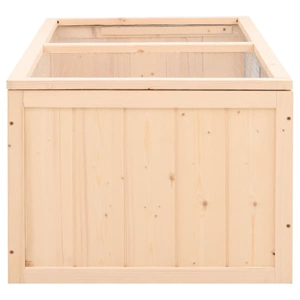 vidaXL hamsterbur 104x52x38 cm massivt fyrretræ