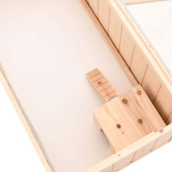 vidaXL hamsterbur 104x52x38 cm massivt fyrretræ