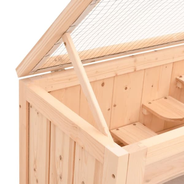 vidaXL Hamsterbur 60x35,5x42 cm heltre gran