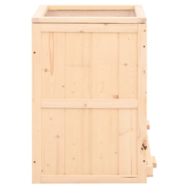 vidaXL Hamsterbur 81x40x60 cm heltre gran