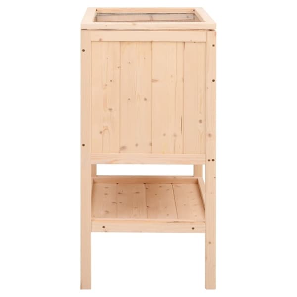 vidaXL hamsterbur 55x40x80 cm massivt fyrretræ