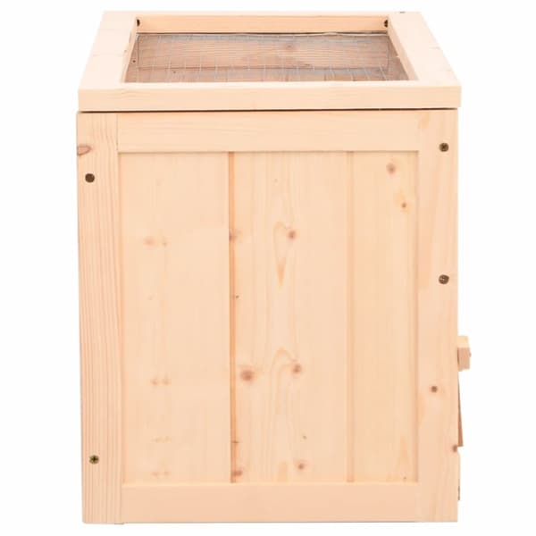 vidaXL Hamsterin häkki 60x30x35 cm täysi kuusi