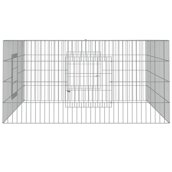 kaninbur 110x110x55 cm galvaniseret jern
