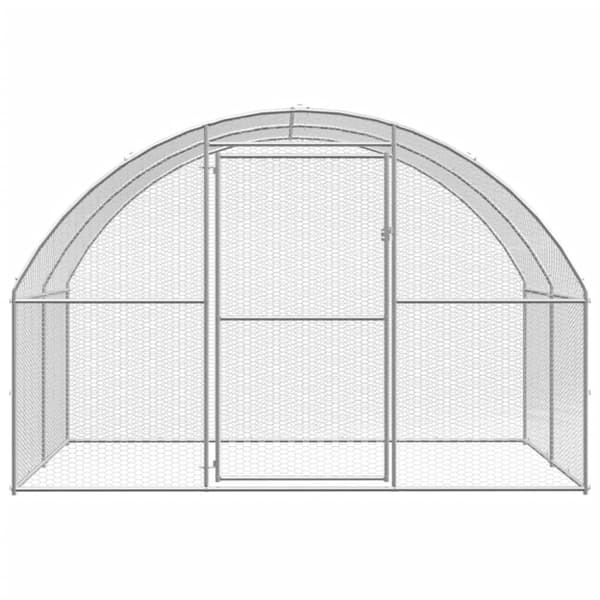 hønsehus 3x12x2 m galvaniseret stål