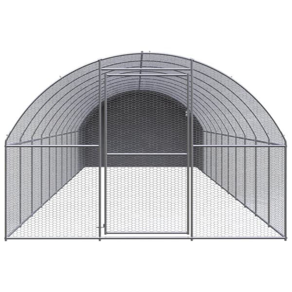 hønsehus 3x12x2 m galvaniseret stål