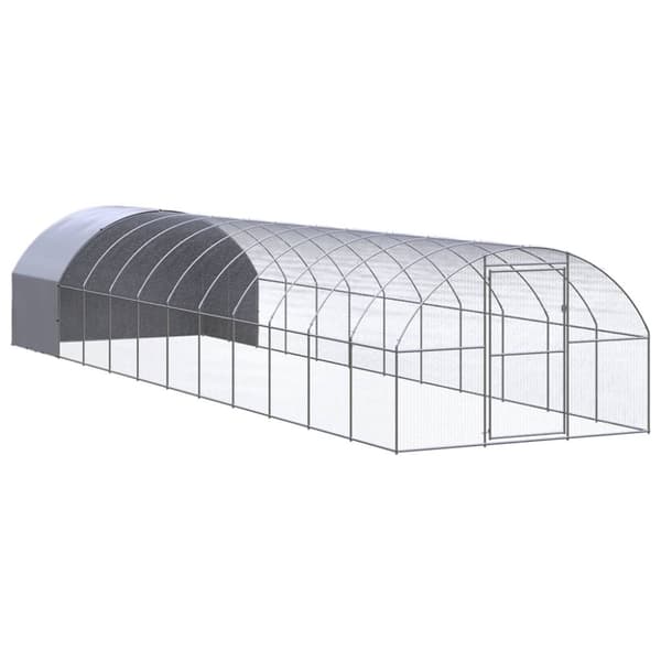 hønsehus 3x12x2 m galvaniseret stål