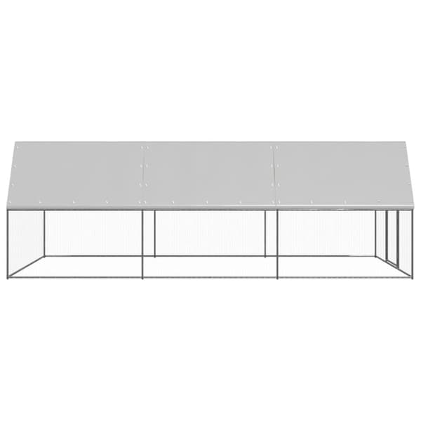 hønsegård 3x6x2 m galvaniseret stål