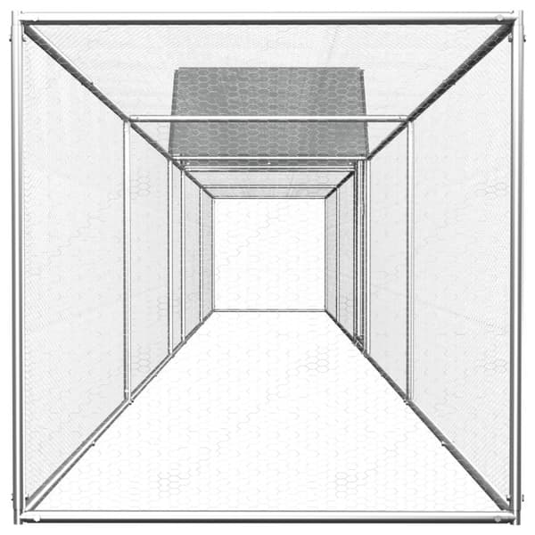 Kanahäkki 9x1x1,5 m galvanoitu teräs