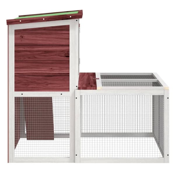 Kaninbur mocka 102x90x84,5 cm massiv furu