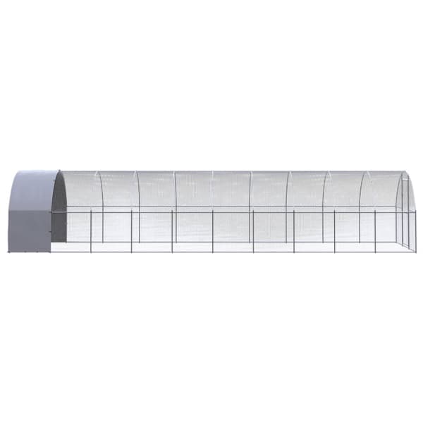 hønsehus 3x10x2 m galvaniseret stål