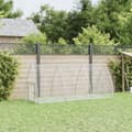 Miniatyrbilde 2 av 11: vidaXL Kaninbur sølv 300x105x120 cm galvanisert stål