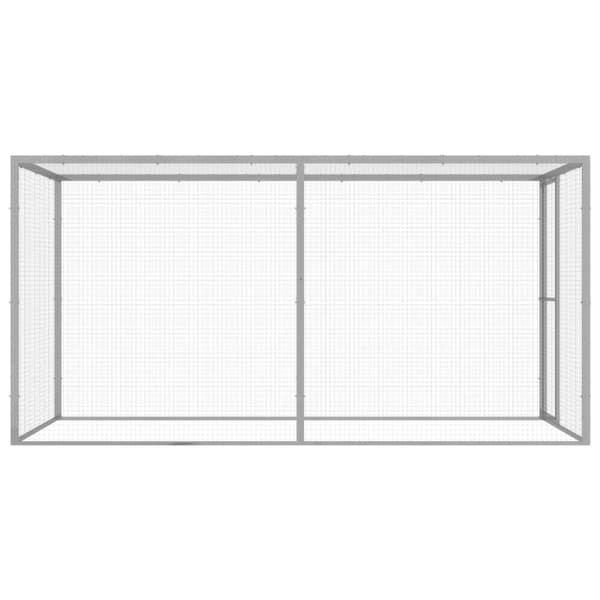 Kissahäkki 3x1,5x1,5 m galvanoitu teräs