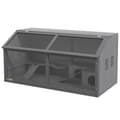 Miniatyrbillede 5 af 7: Rootz smådyrsbur - Vandflaske - Hamsterbur - Inklusiv tilbehør - Drinker - Grantræ - Mørkegrå - 100L x 52W x 50H cm