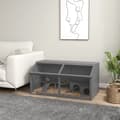 Miniatyrbillede 2 af 7: Rootz smådyrsbur - Vandflaske - Hamsterbur - Inklusiv tilbehør - Drinker - Grantræ - Mørkegrå - 100L x 52W x 50H cm