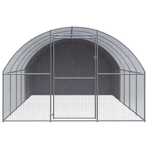 vidaXL Kanojen ulkohäkki 3x6x2 m galvanoitu teräs -  Pieneläinten kopit & häkit