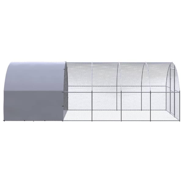 vidaXL Kanojen ulkohäkki 3x6x2 m galvanoitu teräs -  Pieneläinten kopit & häkit