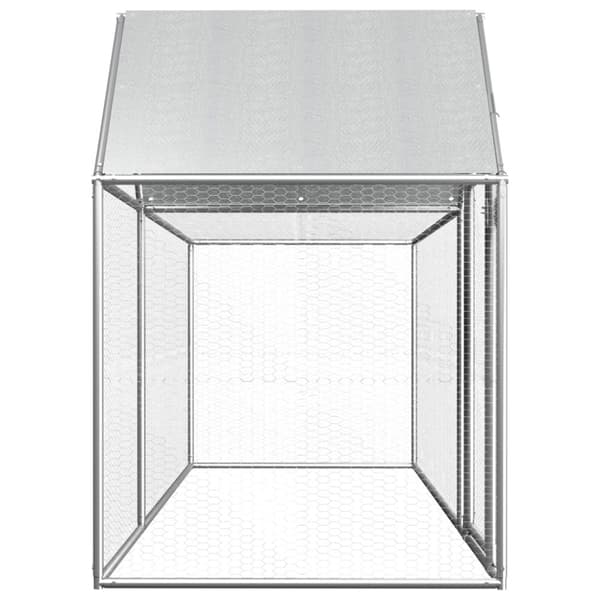 vidaXL Kanahäkki 3x1x1,5 m galvanoitu teräs -  Pieneläinten kopit & häkit