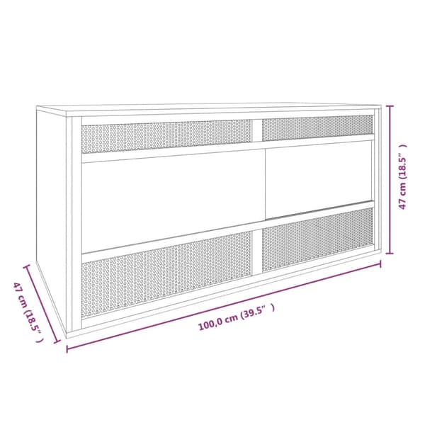 vidaXL terrarium 100x47x47 cm konstrueret træ -  Huse & bure til små dyr