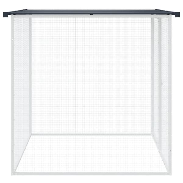 vidaXL Hönsbur med tak antracit 103x98x90 cm galvaniserat stål -  Smådjursburar