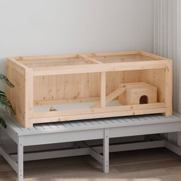 vidaXL Hamsterin häkki 104x52x38 cm täysi kuusi -  Pieneläinten kopit & häkit