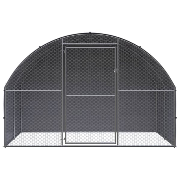 The Living Store Kanojen ulkohäkki 3x2x2 m galvanoitu teräs -  Pieneläinten kopit & häkit