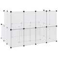 Miniatyrbillede 6 af 9: The Living Store lille dyrebur 143x107x93 cm PP og stål transparent -  Huse & bure til små dyr