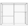 Miniatyrbillede 4 af 6: The Living Store kattebur 3x1,5x2,5 cm galvaniseret stål -  Huse & bure til små dyr