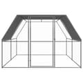 Miniatyrbillede 3 af 6: The Living Store udendørs hønsegård 3x4x2 m galvaniseret stål -  Huse & bure til små dyr