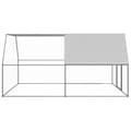 Miniatyrbillede 4 af 6: The Living Store udendørs hønsegård 3x4x2 m galvaniseret stål -  Huse & bure til små dyr