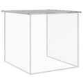 Pikkukuva 9 / 10: The Living Store Kanahäkki katolla vaaleanharmaa 403x98x90 cm galvanoitu teräs -  Pieneläinten kopit & häkit
