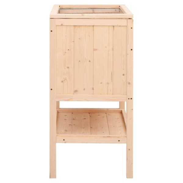 The Living Store hamsterbur 55x40x80 cm massivt fyrretræ -  Huse & bure til små dyr