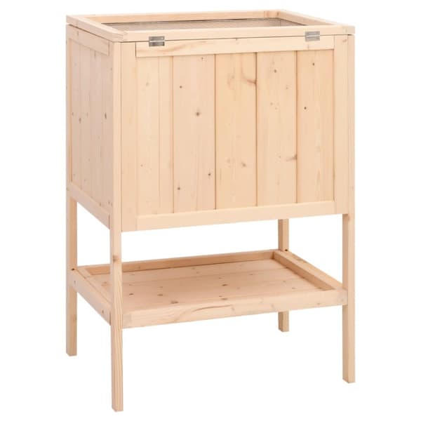 The Living Store hamsterbur 55x40x80 cm massivt fyrretræ -  Huse & bure til små dyr
