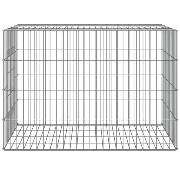 The Living Store kaninbur 78x54x54 cm galvaniseret jern -  Huse & bure til små dyr