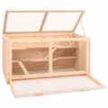 Miniatyrbillede 4 af 10: The Living Store hamsterbur 89,5x45x45 cm massivt fyrretræ -  Huse & bure til små dyr