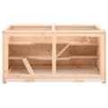 Miniatyrbillede 5 af 10: The Living Store hamsterbur 89,5x45x45 cm massivt fyrretræ -  Huse & bure til små dyr
