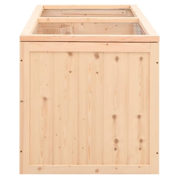 The Living Store hamsterbur 89,5x45x45 cm massivt fyrretræ -  Huse & bure til små dyr