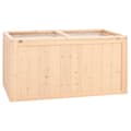 Miniatyrbillede 7 af 10: The Living Store hamsterbur 89,5x45x45 cm massivt fyrretræ -  Huse & bure til små dyr