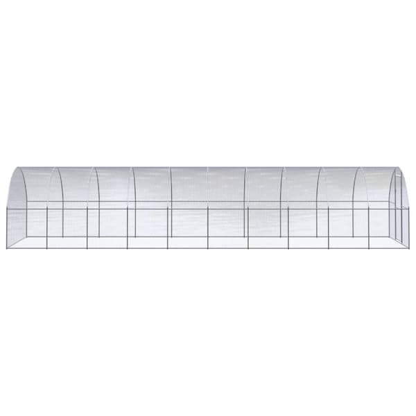 Pieneläinten kopit & häkit - Living Kanojen ulkohäkki 3x10x2 m galvanoitu teräs
