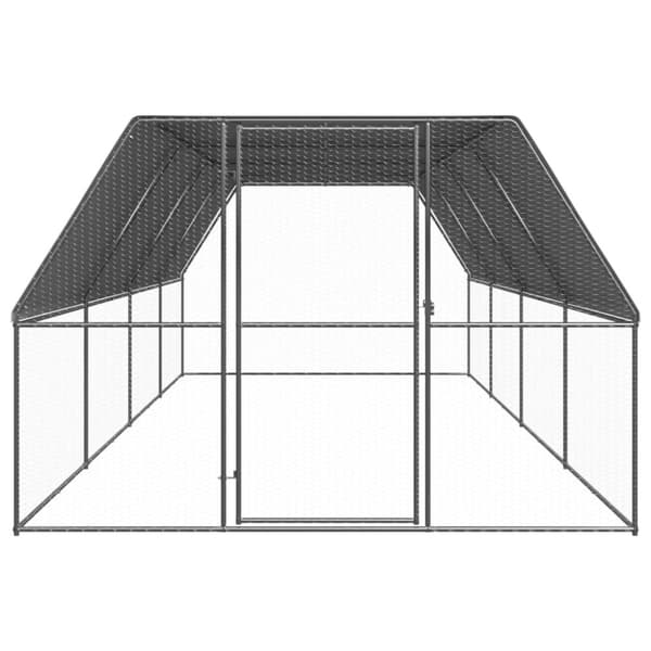 Pieneläinten kopit & häkit - Living Ulkotilan kanahäkki 3x8x2 m galvanoitu teräs