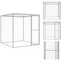 Pikkukuva 1 / 6: Pieneläinten kopit & häkit - Living Kissahäkki 1,5x1,5x1,5 m galvanoitu teräs